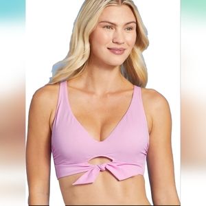 NWOT: Shade & Shore Tie-Front Bikini Top